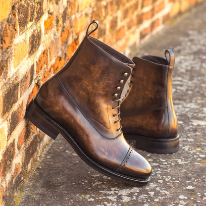 Victoria - Brownfire Patina - Atelier 5 weeks LION BOOTS