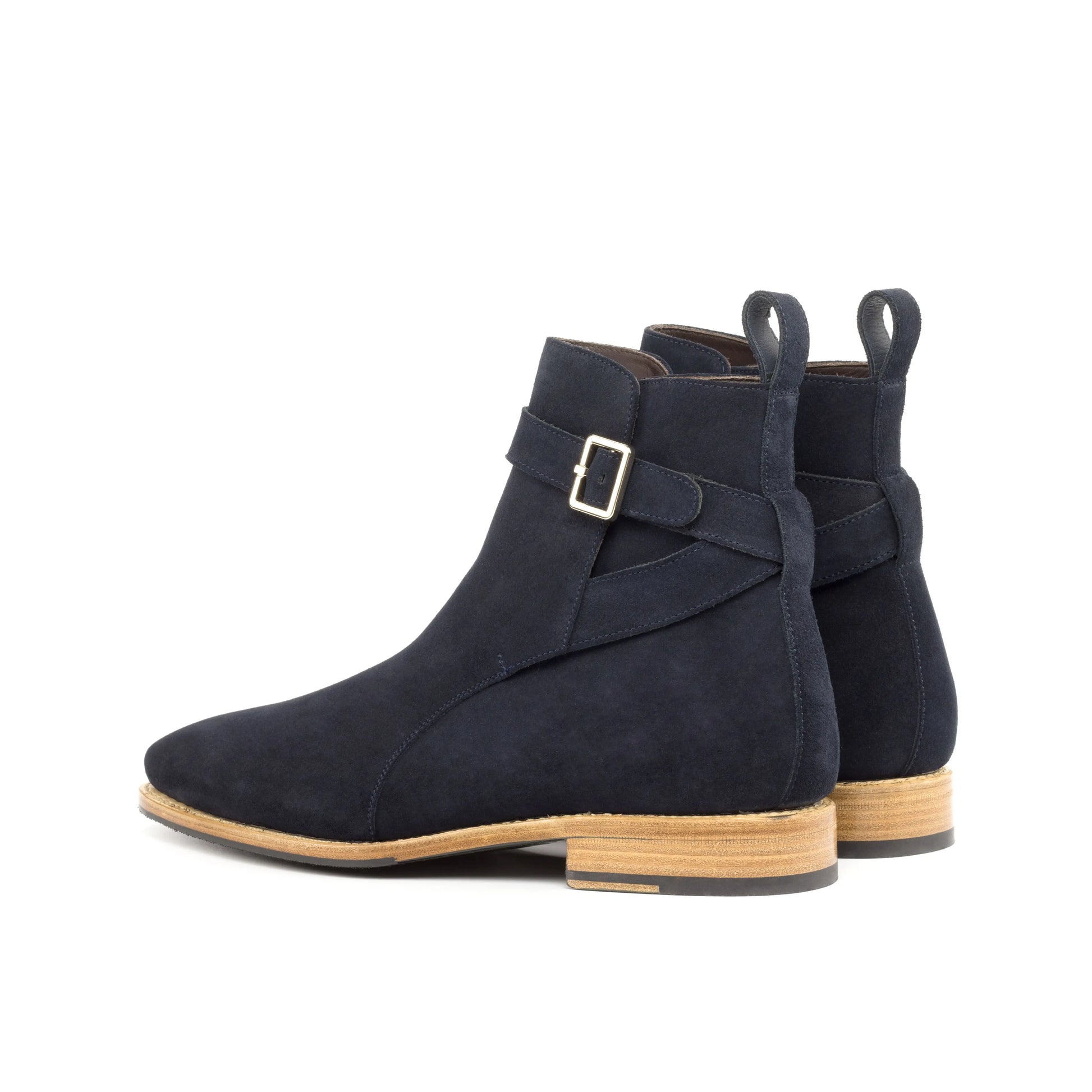 Gizeh - Navy Blue Suede - Atelier 5 weeks LION BOOTS