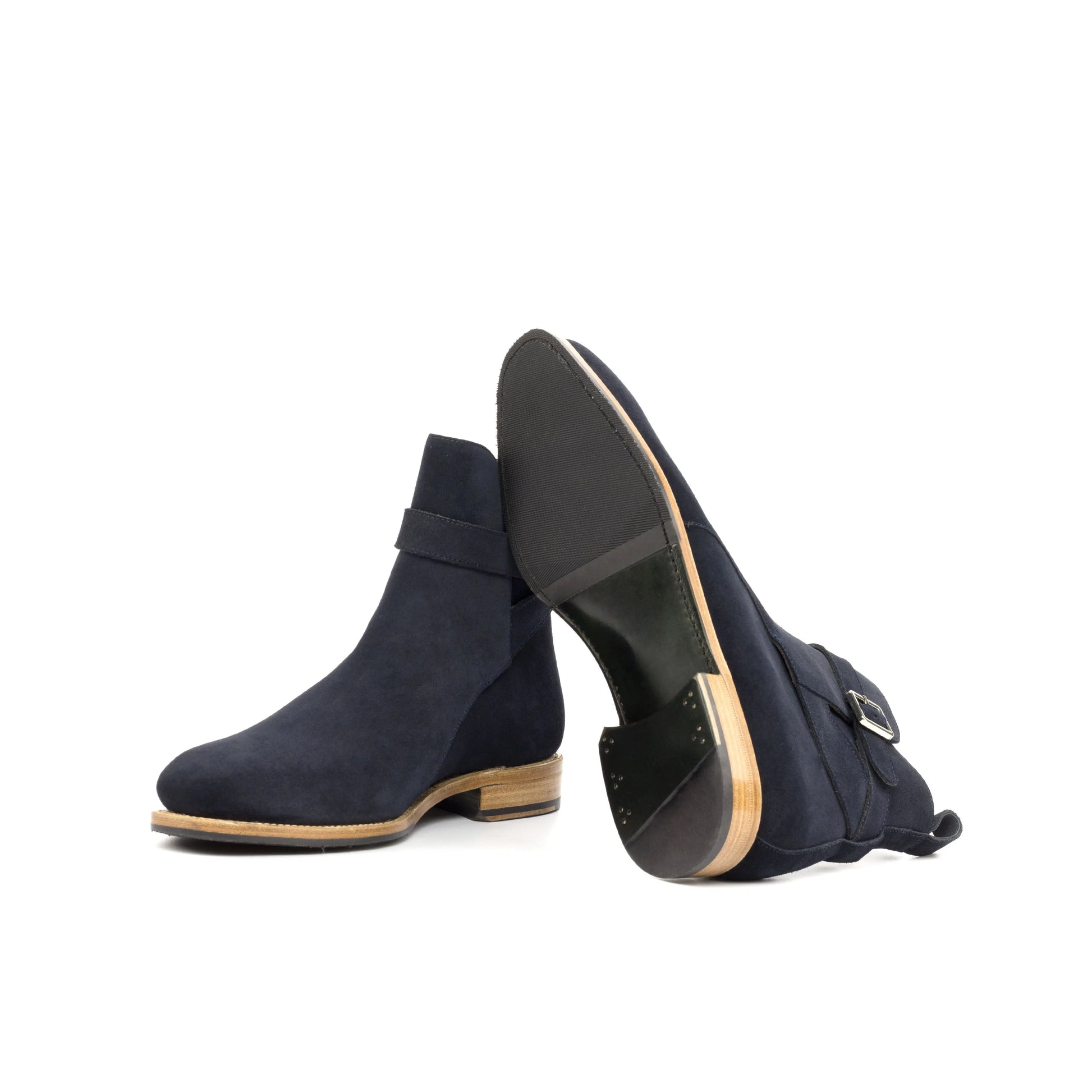Gizeh - Navy Blue Suede - Atelier 5 weeks LION BOOTS