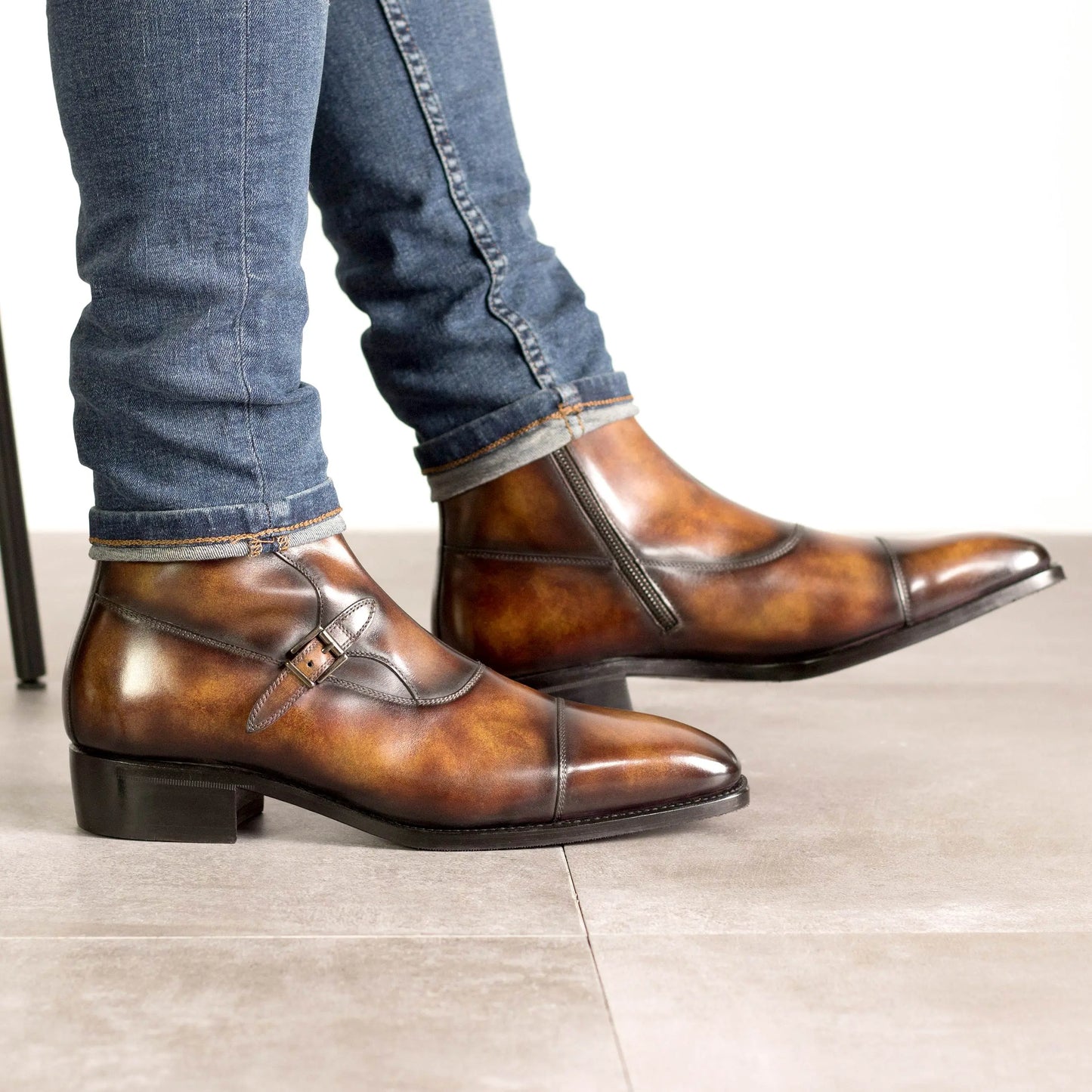 Okavango - Brownfire Patina - Fastlane 2 weeks LION BOOTS