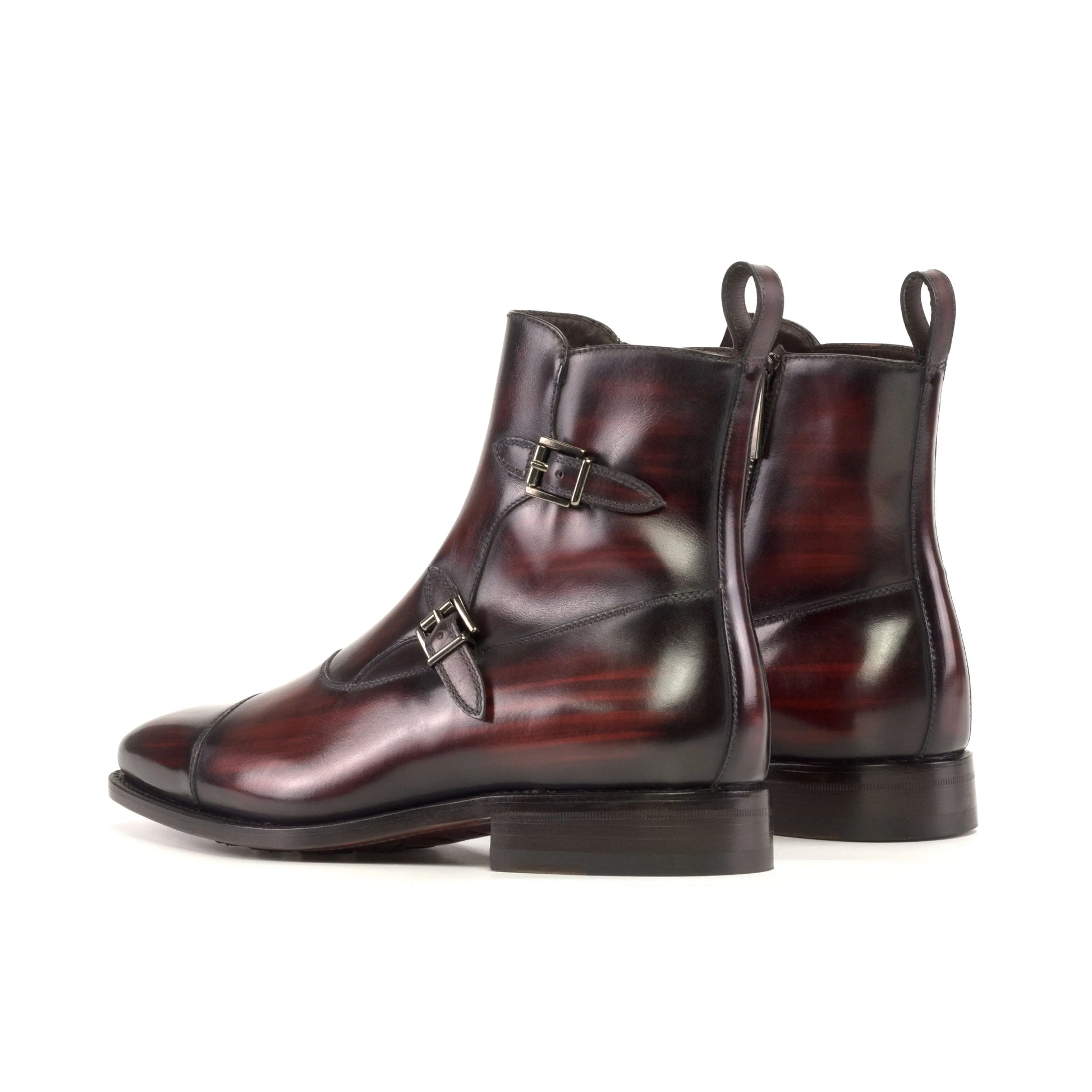 Okavango - Burgundy Patina - Atelier 5 weeks LION BOOTS