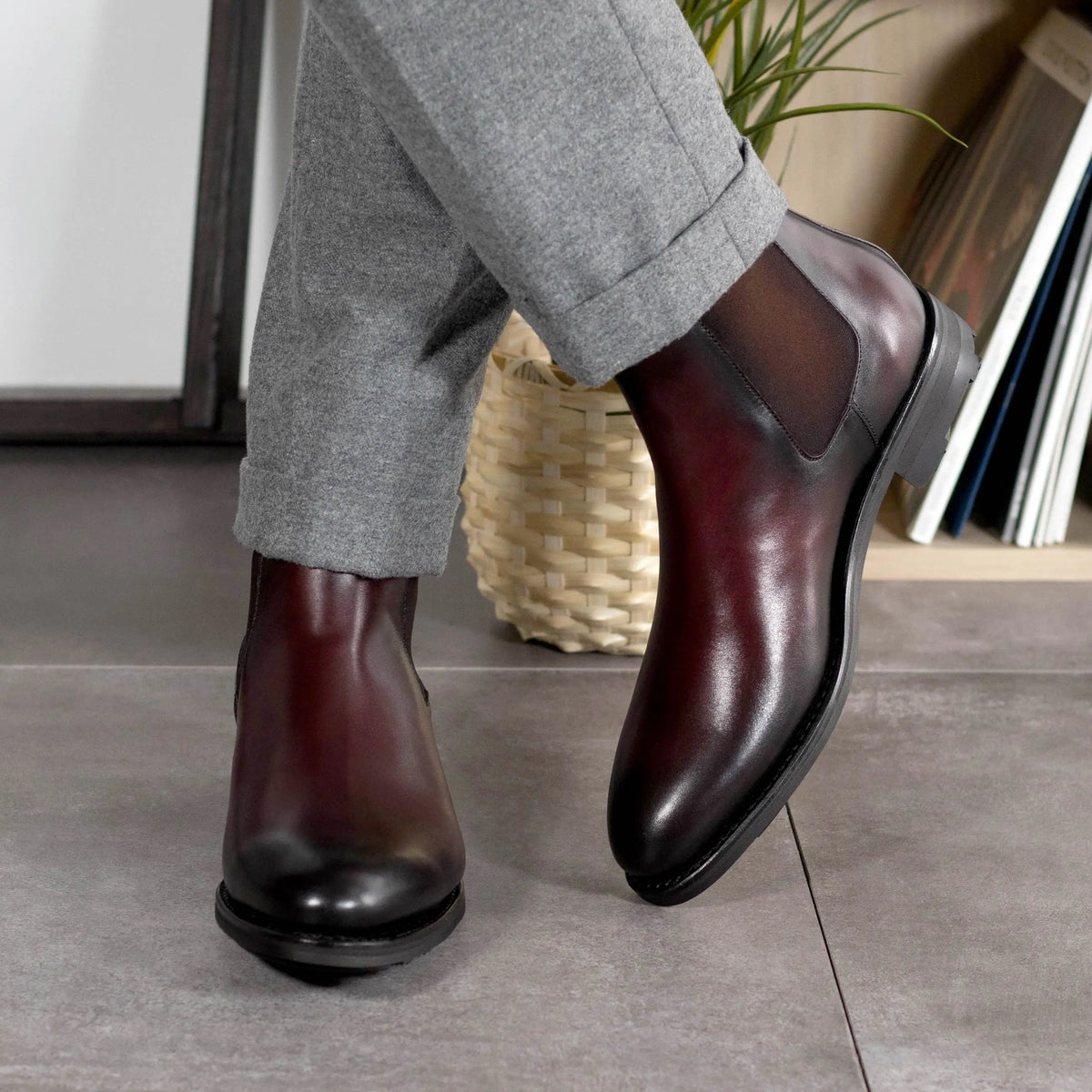 Zanzibar - Burgundy - Fastlane 2 weeks LION BOOTS