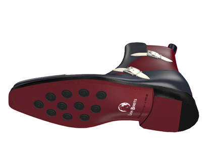 ICON N°1 - Navy Burgundy Porcelain