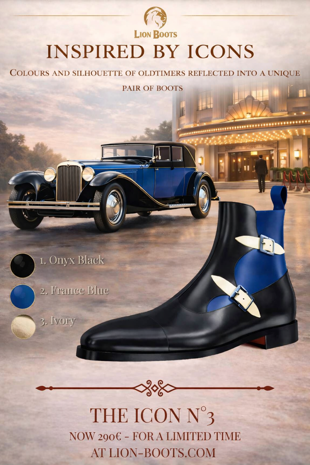 ICON N°3 - Black Blue Porcelain